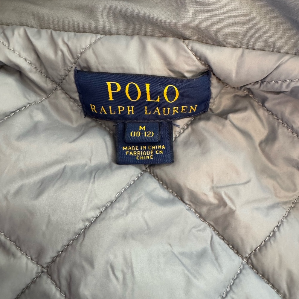 Polo Ralph Lauren Light Gray Military Jacket - Picture 2 of 5